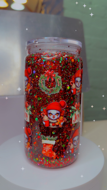 16oz Snow Globe - Clown