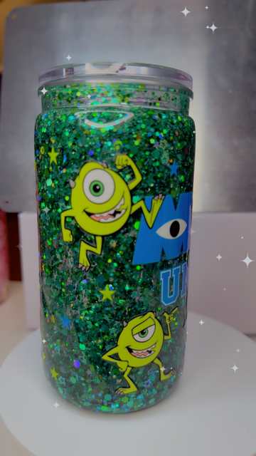 16oz Snow Globe - Monster