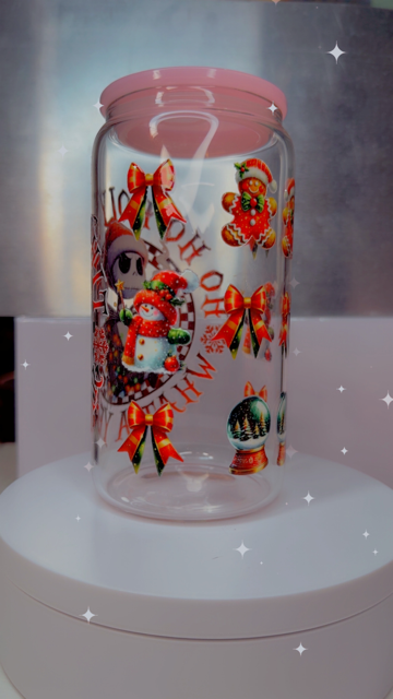 16oz Glass Cup - Nightmare